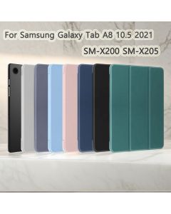 Para Samsung Galaxy Tab A8 10.5 2021 SM-X200 X205 X207 X200 X205 X207 Silicone Macio Caso Traseiro Magnético Flip Capa I