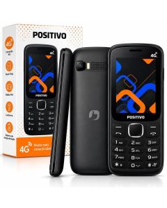 Celular Positivo 4G P41 Tela 2.4 Dual SIM,Radio FM Bateria 1000mAh