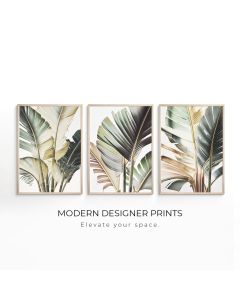 Quadro Decorativo Folhas Tropical Botânico minimalista , decoração casa Quadro Decorativo Tropical Folhas Minimalista tamanho grande Decoração para sala casa cozinha quarto Quadro decorativo abstrata Moderno Decoração Folhas Retro arte #43