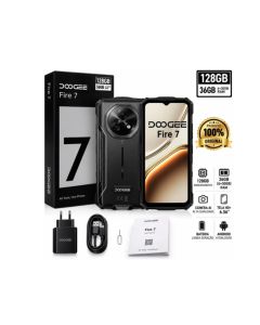 Smartphone Doogee Fire 7 Cinza 128GB + 36GB RAM Original Novo Lacrado