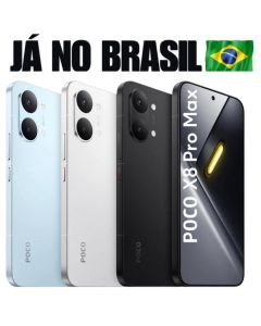 Celular Poco X8 Pro Max 5G Com NFC Versão Global 512GB ou 256GB Tela AMOLED 120Hz Bateria 8500mAh