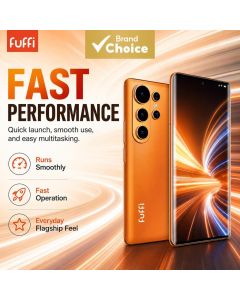 FUFFI 2026 Novo Smartphone 6,67 Tela Curva 8GB RAM 256GB ROM 5000mAh Android 4G Dual SIM Octa-Core Display Grande