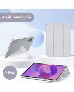 Para Lenovo Idea Tab 11 Caso Com Suporte De Lápis Inteligente Dobrável Acrílico Claro Capa Coque tb336fu tb336zu