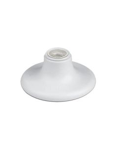 Plafon Plafonier Bocal Liso Soquete Lampada Branco