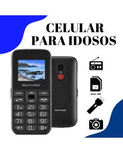 CELULAR PARA IDOSOS VITA IV BOTÃO SOS DUAL TECLAS GRANDES