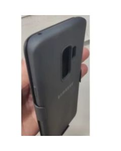 capa+ suporte Para Galaxy S9 plus com capa preta com camusa adaptado