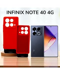 Capa Silicone Com Proteção De Cãmera Para Infinix Note 40 4g