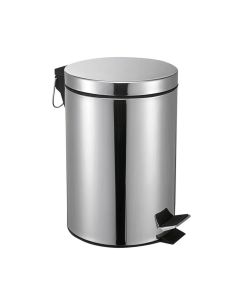Lixeira Inox 3L Com Pedal Tampa Suave Uso Diário