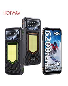 HOTWAV T8 smartphone, 12 (4+8) GB de RAM, 64 GB de ROM, bateria de 6200mAh, celular 4G dual chip / NFC / GPS / FM /OTG