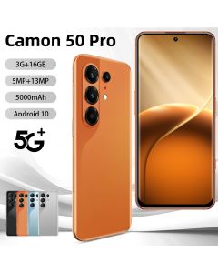 Novo camon 50 pro 5g smartphone 6.9 Polegadas micro Tela Curva 16GB Celular Duplo sim android Telefone Desbloqueado