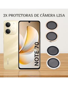 Kit 2X Protetores De Lente LIsa Compatível Para O Note 70
