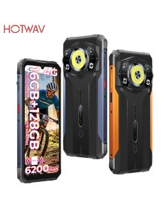 Lançamento! HOTWAV Cyber 17 celular resistente+à prova d'água,16 GB/128 GB,câmera de 48 MP, 6200mAh em estoque no Brazil
