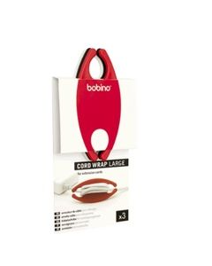Organizador Cabos Bobino Grande Sortido Cord Wrap Fios Grossos G 3 Un