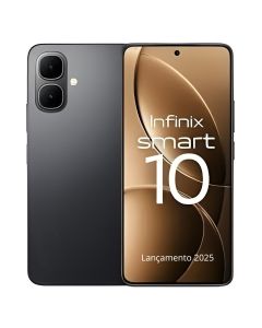 Smartphone Infinix Smart 10 Com Tela 6.67 com 120Hz Bateria 5000mAh Android 15 Envio Imediato
