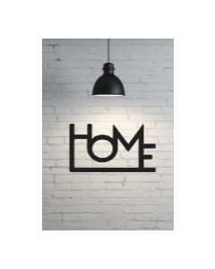 Placa decorativa moderna HOME mdf 3mm acompanha dupla face
