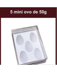 10 und Caixa para ovo de colher com ajuste 150g a 500g pascoa embalagem branca 21x16x10cm