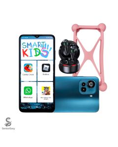 Smartphone SeniorEasy SmartKids Android 128GB – Controle Parental e Jogos Educativos
