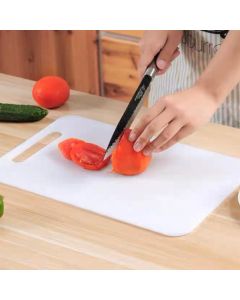 COM OFERTA 1 UNIDADE Tábua De Corte Carne Churrasco Cozinha Pvc Branca Higiênica