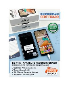 Celular LG K41s 32gb 4g Recondicionado Excelente Com Garantia