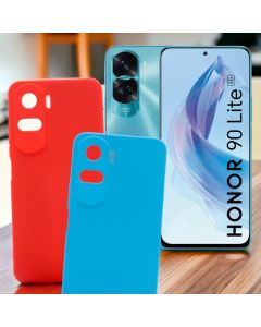 Capa De Silicone Interior Aveludada Honor 90 Lite