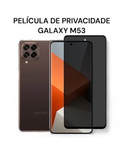 Película de Privacidade de Vidro 3D Para Galaxy M53 5G