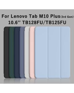 Para Lenovo Tab M10 Plus (3a Geração) 10.6'2022 TB-128FU 125FU Tri-fold Flip Case Suporte Magnético Capa Protetora De Co