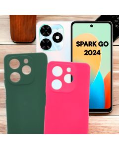 Capa Silicone Tecno Spark Go 2024