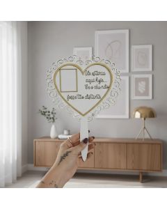 Placa em mdf 3mm  para eventos homenagem personalizada