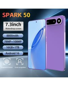 Qualidade Premium SPARK 50 5G Smartphone Tela Grande Telefone Android Câmera HD Navegação GPS Dual SIM Celular