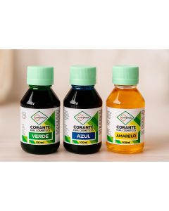 3 Corante De 100ml Para Sabão ,Detergente, Desinfetante