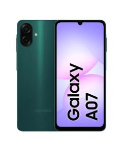 Celular Samsung A07 128GB Verde 4GB RAM Tela 6,7 Cam. Dupla + Selfie 8MP