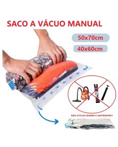 Saco 50x70CM Ou 40x60cm Organizador a Vácuo Para Viagem Roupa Cobertor Closet Mala Protetor Com ZíperVDesinflar