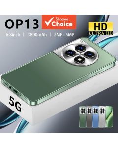 OP13 HD Tela Grande 5G Smatphone 3GB + 32GB Armazenamento Duplo SIM Telefone Móvel Reconhecimento Facial Android Celular
