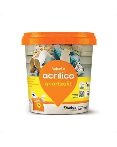 Rejunte Quartzolit Acrilico 1 Kg Branco