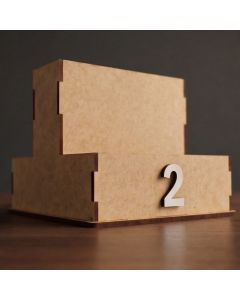Kit 15 Porta Comanda Numerado em MDF com Divisórias Organizador de Mesa Restaurante Lanchonete