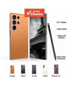Smartphone 4G desbloqueado, com caneta stylus integrada, tela de 6,6 polegadas, 3 GB + 32 GB expansível a 128 GB (cartão