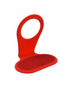 Suporte de Celular Dobrável Bobino para Tomada Vermelho - Universal e Portátil