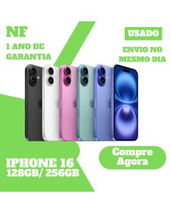 Usado: Apple iPhone 16 PLUS 128GB 256GB Desbloqueado 1 Ano De Garantia