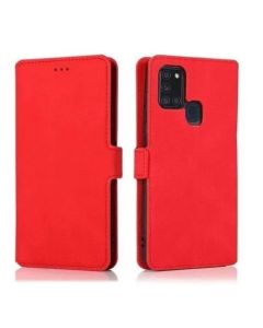Capa Galaxy A21s Tipo Carteira + Película 9D de Gel Cerâmica Nano Flexível Inquebrável