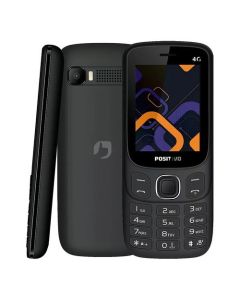 Celular Feature Phone Positivo P41 48mb 128mb P/ Idoso 4g Tela 2,4'' Rádio Fm Preto