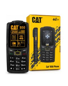Celular CAT Catterpilar B50 4G Preto com Teclado Grande e Fácil de Usar