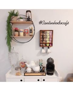 Cantinho do café mdf para decoração