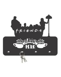 Porta Chaves Friends Decorativo Com Ganchos Mdf 3mm