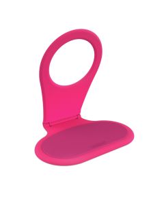 Suporte de Celular Dobrável Bobino para Tomada Fúcsia - Universal e Portátil