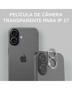 Protetora De Câmera Transparente Para Ip 17