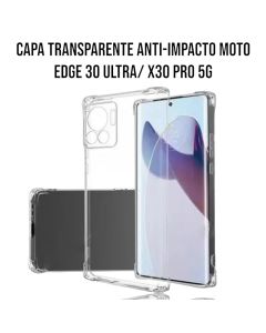 Capa Silicone Anti-impacto Transparente Moto Edge 30 Ultra 5G/ EDGE X30 Pro 5G/ Edge X