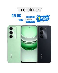 Celular Realme C71 5G NFC 8GB RAM 256GB Câmera 50MP 5000MAH MediaTek Dimensity 6300 Global Version