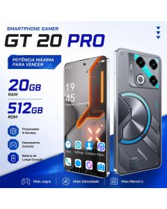 Cell Phone GT20 Pro 20+512GB 6.78 inch 6000mAh 5G smartphones Dual SIM Fingerprint unlock facial recognition unlock