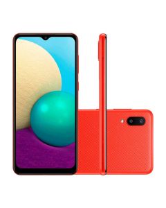 Smartphone Samsung Galaxy A02 32GB 2GB RAM 6.5'' Câm. Dupla 13MP + 2MP