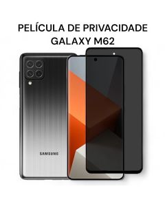 Película de Privacidade de Vidro 3D Para Galaxy M62